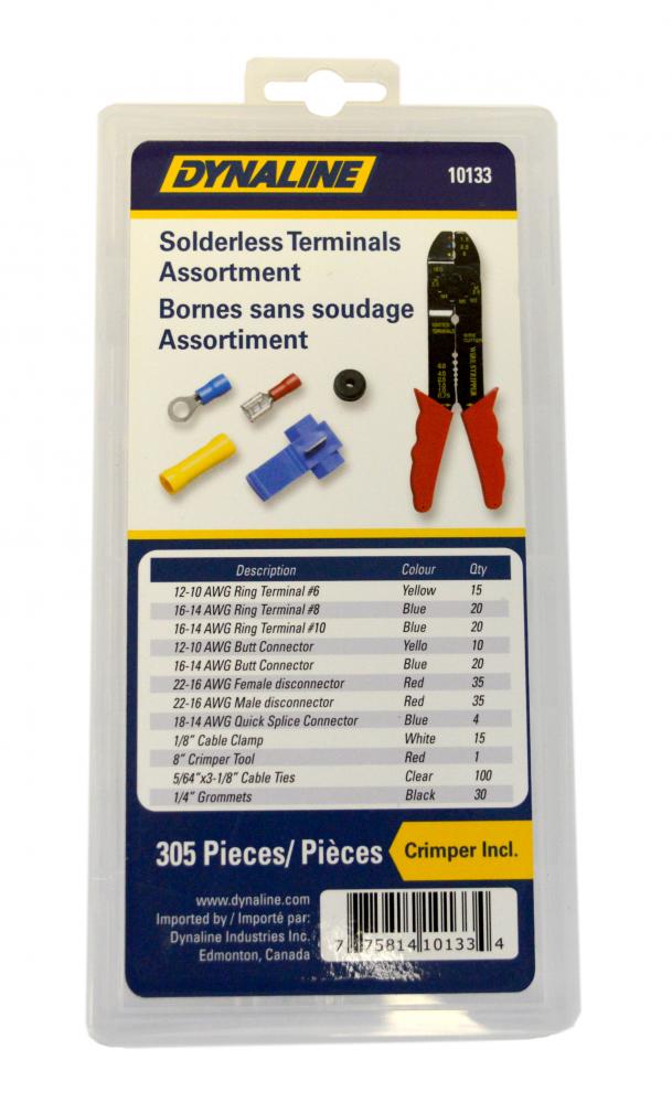 Solderless Terminal Assortment<span class=' ItemWarning' style='display:block;'>Item is usually in stock, but we&#39;ll be in touch if there&#39;s a problem<br /></span>