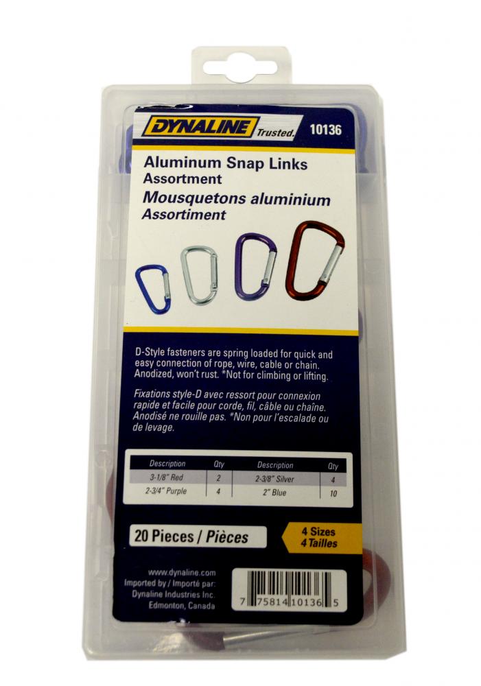 Aluminum D-Ring Assortment<span class=' ItemWarning' style='display:block;'>Item is usually in stock, but we&#39;ll be in touch if there&#39;s a problem<br /></span>