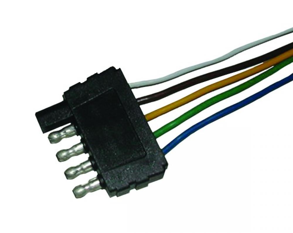 5 Pole Flat Male Connector<span class=' ItemWarning' style='display:block;'>Item is usually in stock, but we&#39;ll be in touch if there&#39;s a problem<br /></span>