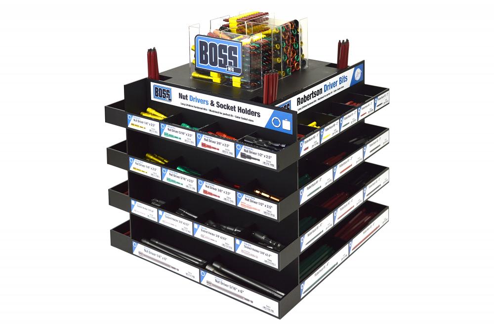 Rotatng Drivr Bit Merchandiser Large - w/ Display and Product<span class=' ItemWarning' style='display:block;'>Item is usually in stock, but we&#39;ll be in touch if there&#39;s a problem<br /></span>