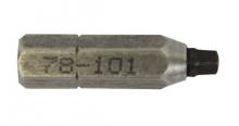 Dynaline 78101 - Robertson Plain Finish Bit -  #1 x 1"