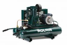 Rolair MDL 6820K17D-0143 - 2 HP Electric Portable Belt Drive Air Compressor.