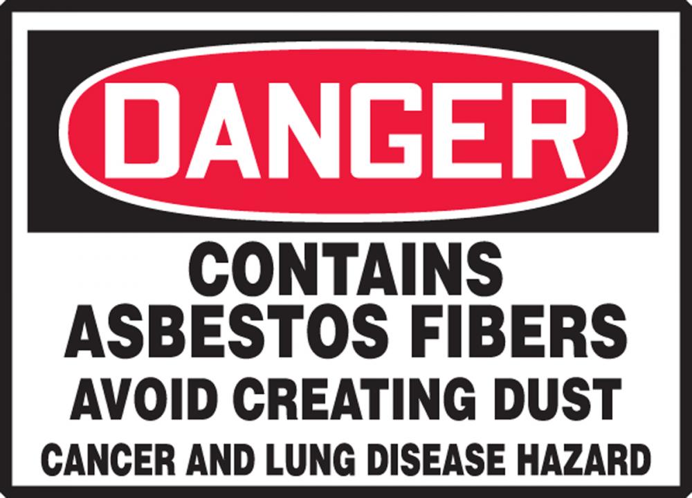 Safety Label, DANGER CONTAINS ASBESTOS FIBERSâ€¦, 3 1/2&#34; x 5&#34;, Dura-Vinylâ„¢<span class=' ItemWarning' style='display:block;'>Item is usually in stock, but we&#39;ll be in touch if there&#39;s a problem<br /></span>