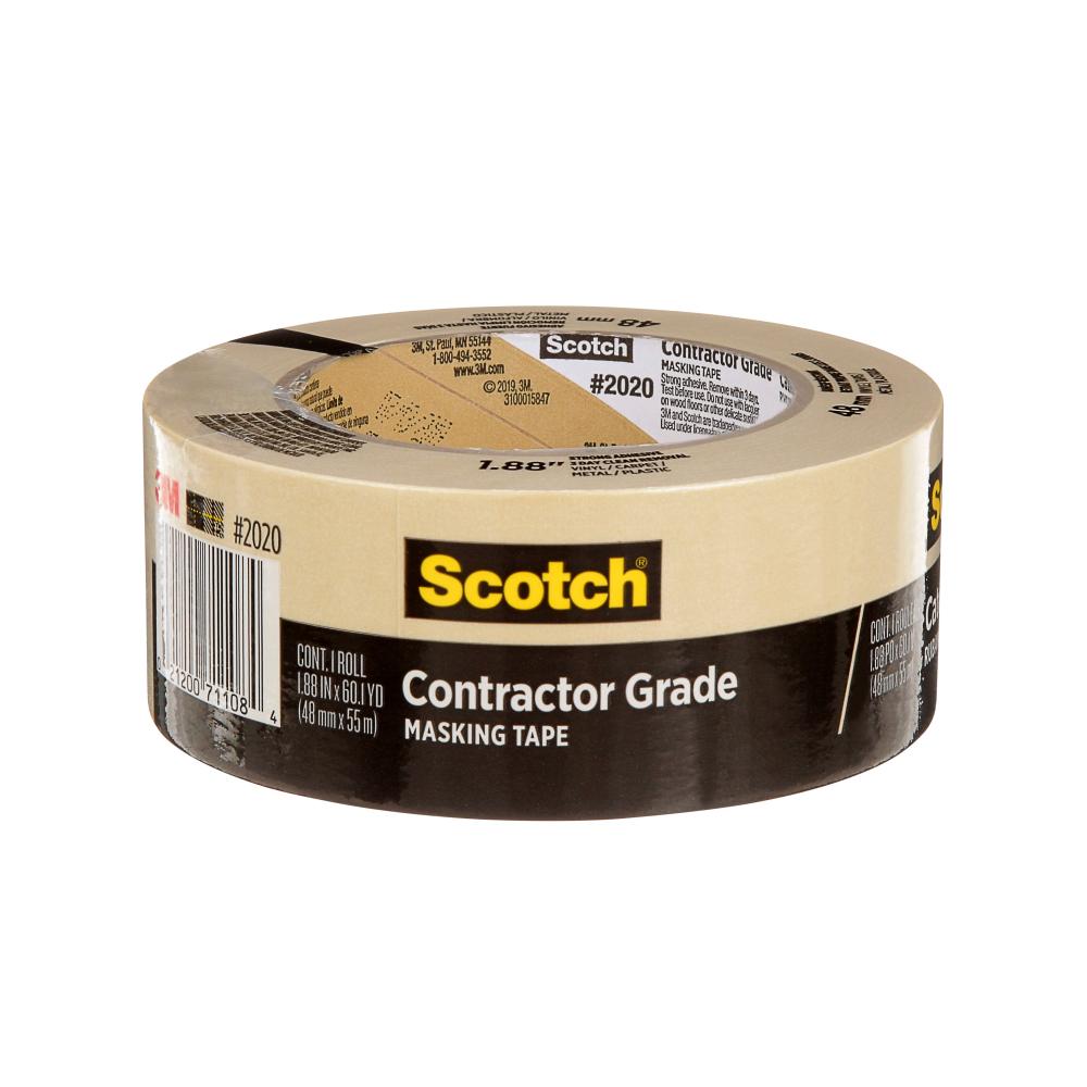 Scotch® Contractor Grade Masking Tape 2020-48MP<span class=' ItemWarning' style='display:block;'>Item is usually in stock, but we&#39;ll be in touch if there&#39;s a problem<br /></span>