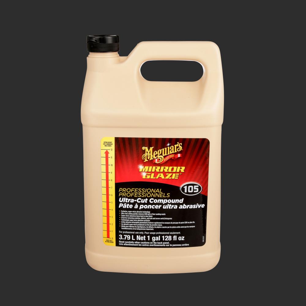 Meguiar’s® Mirror Glaze™ Ultra-Cut Compound, M10501C, 1 gallon (4.5 L)<span class=' ItemWarning' style='display:block;'>Item is usually in stock, but we&#39;ll be in touch if there&#39;s a problem<br /></span>