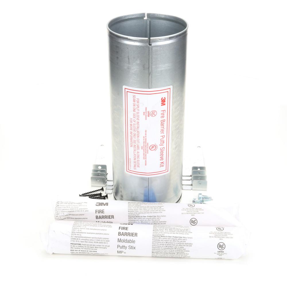 3M™ Fire Barrier Putty Sleeve Kit, DT 400, round, 4 in (10.2 cm)<span class=' ItemWarning' style='display:block;'>Item is usually in stock, but we&#39;ll be in touch if there&#39;s a problem<br /></span>