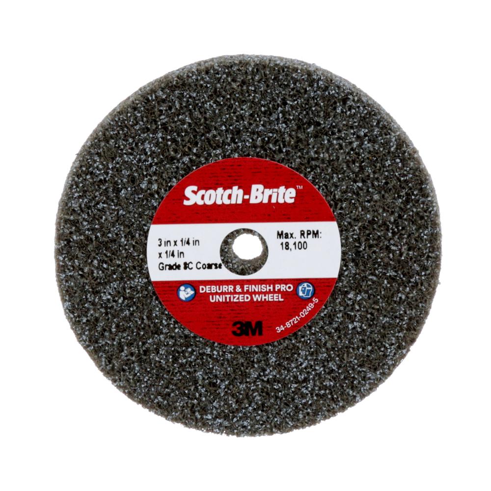 Scotch-Brite™ Deburr and Finish PRO Unitized Wheel<span class=' ItemWarning' style='display:block;'>Item is usually in stock, but we&#39;ll be in touch if there&#39;s a problem<br /></span>