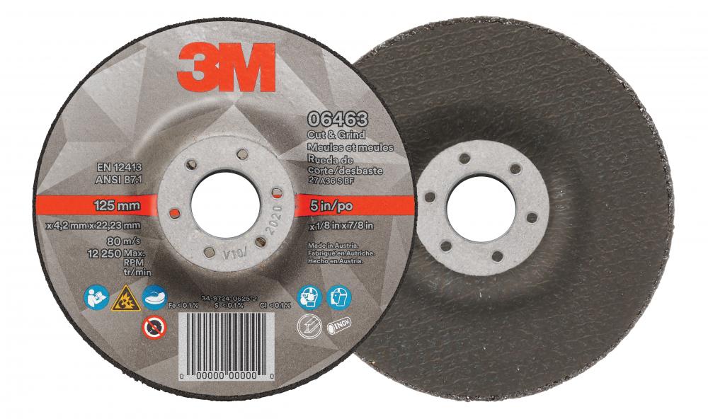 3M™ Cut & Grind Wheel 06463<span class=' ItemWarning' style='display:block;'>Item is usually in stock, but we&#39;ll be in touch if there&#39;s a problem<br /></span>