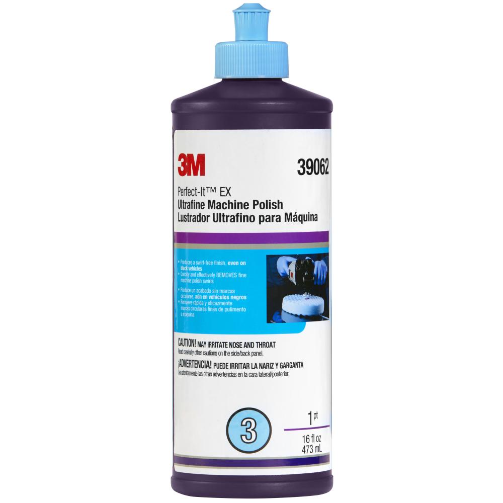 3M™ Perfect-It™ EX Ultrafine Machine Polish 39062, 1 pt (16 fl oz / 473 mL), 6/Case<span class=' ItemWarning' style='display:block;'>Item is usually in stock, but we&#39;ll be in touch if there&#39;s a problem<br /></span>