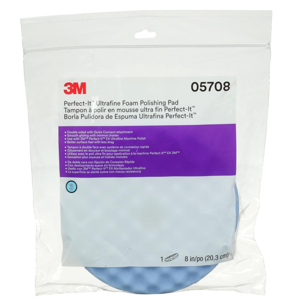 3M™ Perfect-It™ Ultrafine Foam Polishing Pad, 05708, 8 in (203.2 mm)<span class=' ItemWarning' style='display:block;'>Item is usually in stock, but we&#39;ll be in touch if there&#39;s a problem<br /></span>