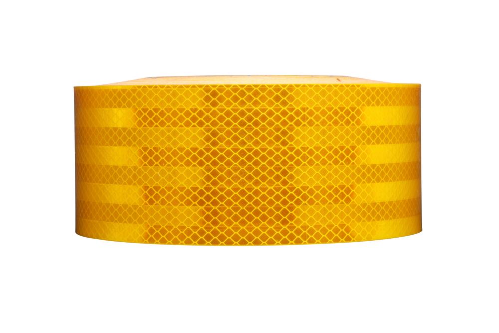3M™ Diamond Grade™ Conspicuity Markings, 981-71NL, no logo, yellow, 4 in x 50 yd<span class=' ItemWarning' style='display:block;'>Item is usually in stock, but we&#39;ll be in touch if there&#39;s a problem<br /></span>