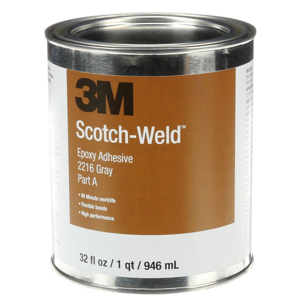 3M™ Scotch-Weld™ Epoxy Adhesive, 2216, part B/A, grey, 1 qt. (0.95 L) kit<span class=' ItemWarning' style='display:block;'>Item is usually in stock, but we&#39;ll be in touch if there&#39;s a problem<br /></span>