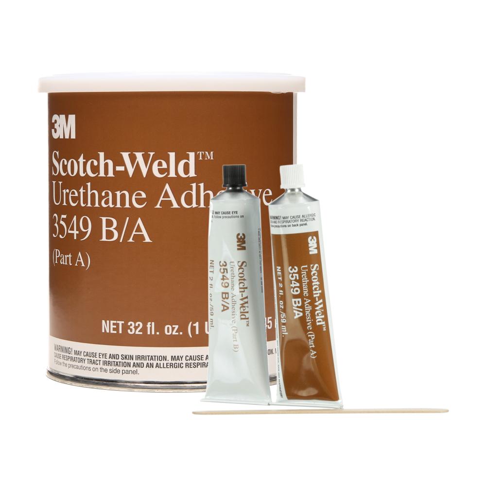3M™ Scotch-Weld™ Urethane Adhesive, EC-3549, B/A brown, 4 fl oz<span class=' ItemWarning' style='display:block;'>Item is usually in stock, but we&#39;ll be in touch if there&#39;s a problem<br /></span>