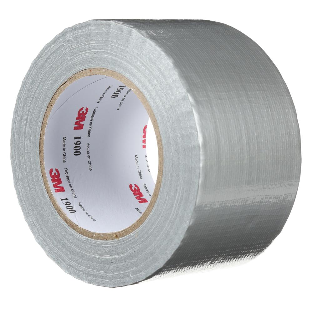3M™ Value Duct Tape, 1900, silver, 2.83 in x 50 yd (71.9 mm x 45.7 m), 12 per case<span class=' ItemWarning' style='display:block;'>Item is usually in stock, but we&#39;ll be in touch if there&#39;s a problem<br /></span>