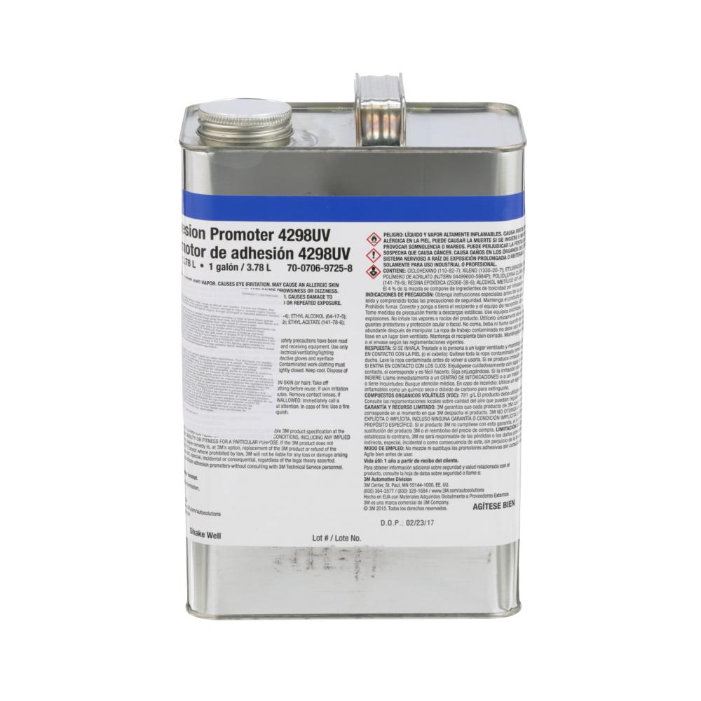 3M™ Adhesion Promoter, 4298UV, 1 gallon<span class=' ItemWarning' style='display:block;'>Item is usually in stock, but we&#39;ll be in touch if there&#39;s a problem<br /></span>