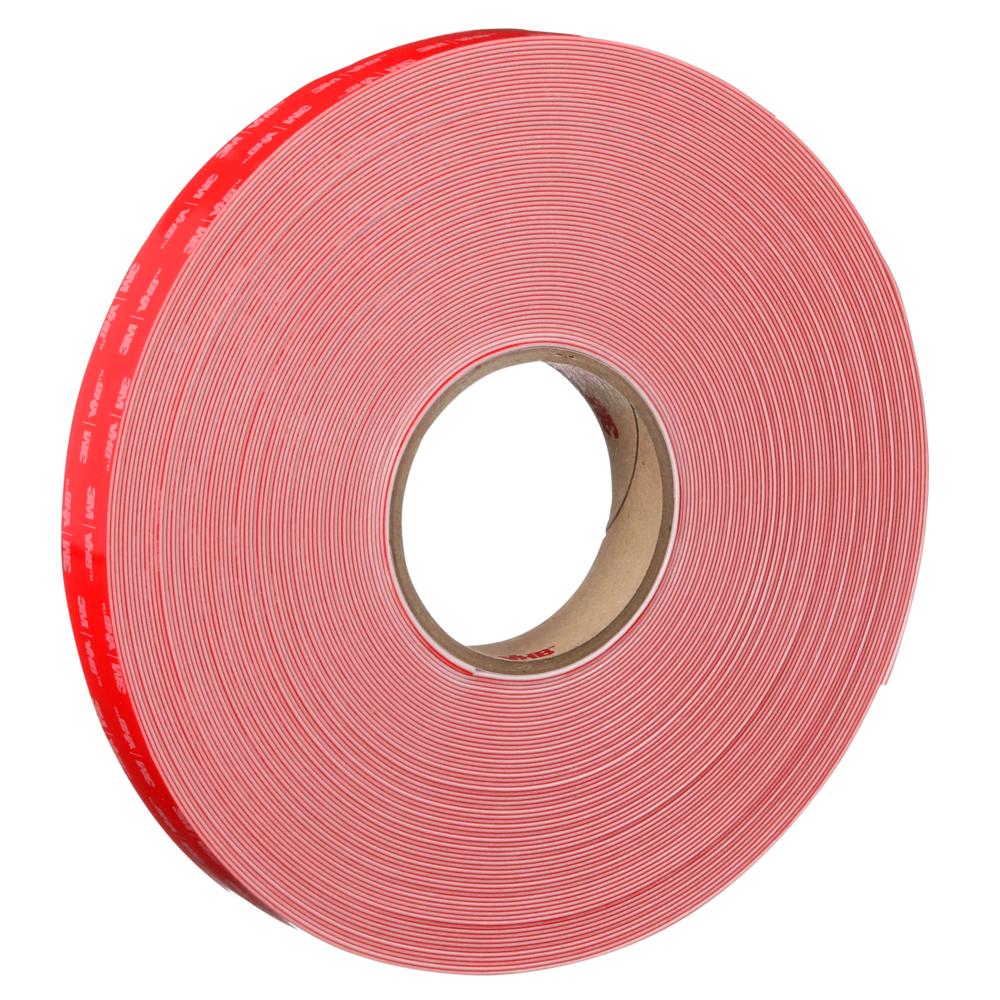 3M™ VHB™ Tape LSE-110WF, White, 45 mil (1.1 mm), 1 in x 36 yd (25.4 mm x 32.9 m), 9 Rolls/Case<span class=' ItemWarning' style='display:block;'>Item is usually in stock, but we&#39;ll be in touch if there&#39;s a problem<br /></span>