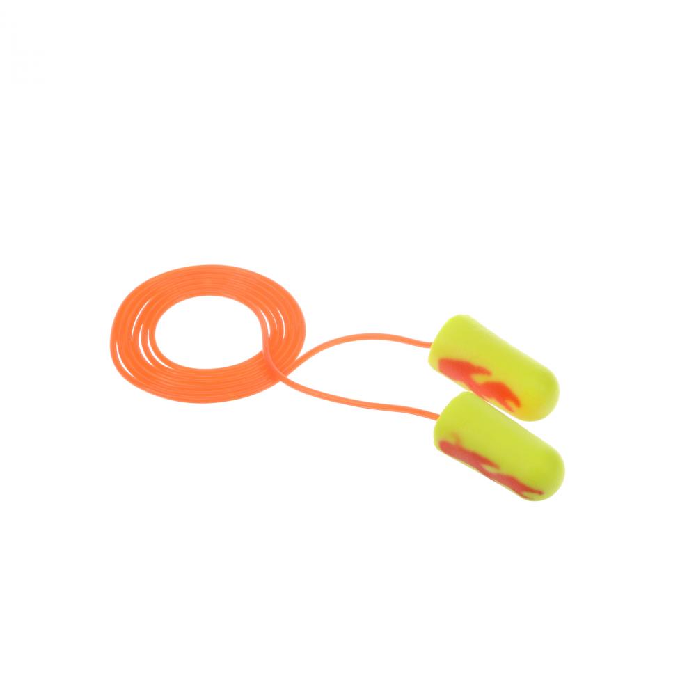 3M™ E-A-Rsoft Yellow Neon Earplugs, 311-1252, yellow, corded<span class=' ItemWarning' style='display:block;'>Item is usually in stock, but we&#39;ll be in touch if there&#39;s a problem<br /></span>