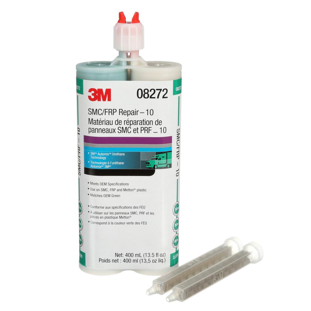3M™ Sheet Molded Compound & Fibreglass Repair Adhesive, 08272, green, 10, 13.5 fl. oz. (400 ml)<span class=' ItemWarning' style='display:block;'>Item is usually in stock, but we&#39;ll be in touch if there&#39;s a problem<br /></span>