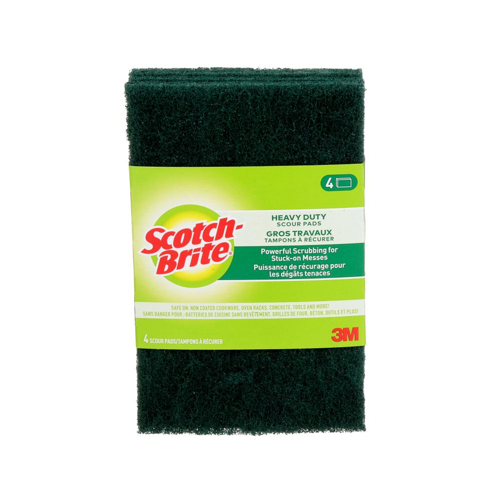 Scotch-Brite® Heavy Duty Scour Pad, 4/pack<span class=' ItemWarning' style='display:block;'>Item is usually in stock, but we&#39;ll be in touch if there&#39;s a problem<br /></span>