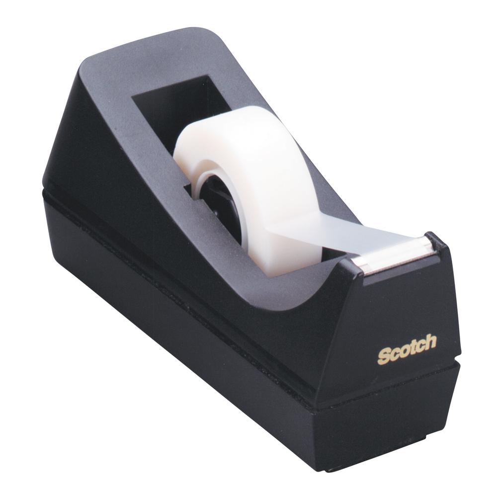 Scotch® Desktop Tape Dispenser, C-38, black<span class=' ItemWarning' style='display:block;'>Item is usually in stock, but we&#39;ll be in touch if there&#39;s a problem<br /></span>