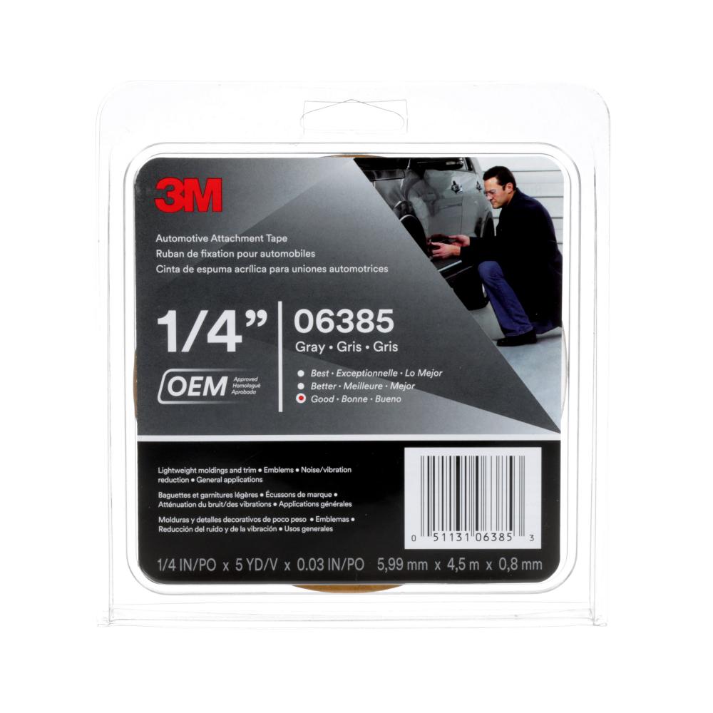 3M™ Nameplate Repair Tape, 06385, Gray, .236 in x 5 yd, 30 mil, 12 per case<span class=' ItemWarning' style='display:block;'>Item is usually in stock, but we&#39;ll be in touch if there&#39;s a problem<br /></span>