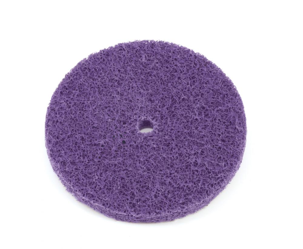 Scotch-Brite™ HS Blend and Finish Disc BF-DC, A/O Medium, 6 in x 1/2 in, 100/Case<span class=' ItemWarning' style='display:block;'>Item is usually in stock, but we&#39;ll be in touch if there&#39;s a problem<br /></span>