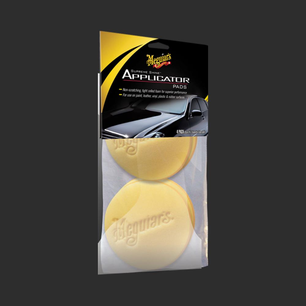 Meguiar&#39;s® Foam Applicator Pads W0004, 4.5 in(11.43 cm), 4/Pack<span class=' ItemWarning' style='display:block;'>Item is usually in stock, but we&#39;ll be in touch if there&#39;s a problem<br /></span>