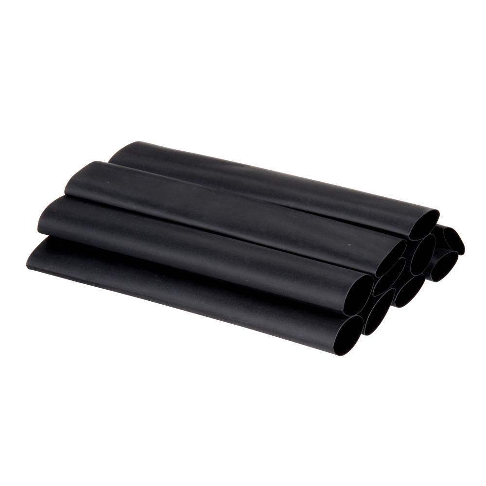 3M™ Heat Shrink Thin-Wall Tubing, FP-301, black, 3/4 in x 6 in (1.91 cm x 15.24 cm)<span class=' ItemWarning' style='display:block;'>Item is usually in stock, but we&#39;ll be in touch if there&#39;s a problem<br /></span>