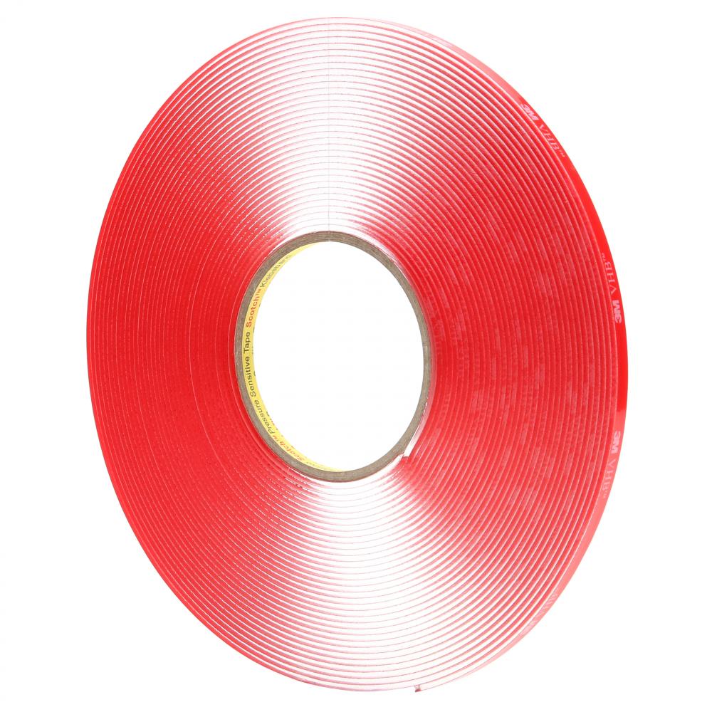 3M™ VHB™ Tape, 4918F, clear, 45.0 in x 18.0 yd x 80.0 mil (114.3 cm x 16.5 m x 2.0 mm)<span class=' ItemWarning' style='display:block;'>Item is usually in stock, but we&#39;ll be in touch if there&#39;s a problem<br /></span>