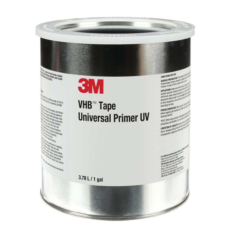 3M™ VHB™ Tape Universal Primer UV, PRIMER UV-1 GAL, clear, 1 gal (3.8 L)<span class=' ItemWarning' style='display:block;'>Item is usually in stock, but we&#39;ll be in touch if there&#39;s a problem<br /></span>