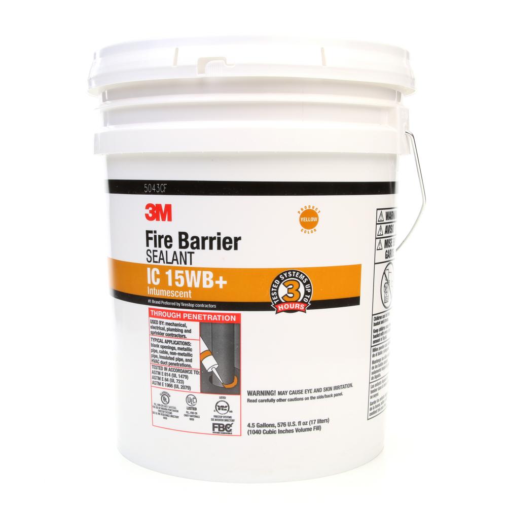 3M™ Fire Barrier Sealant, IC 15WB+, 4.5 gallon (17 L)<span class=' ItemWarning' style='display:block;'>Item is usually in stock, but we&#39;ll be in touch if there&#39;s a problem<br /></span>