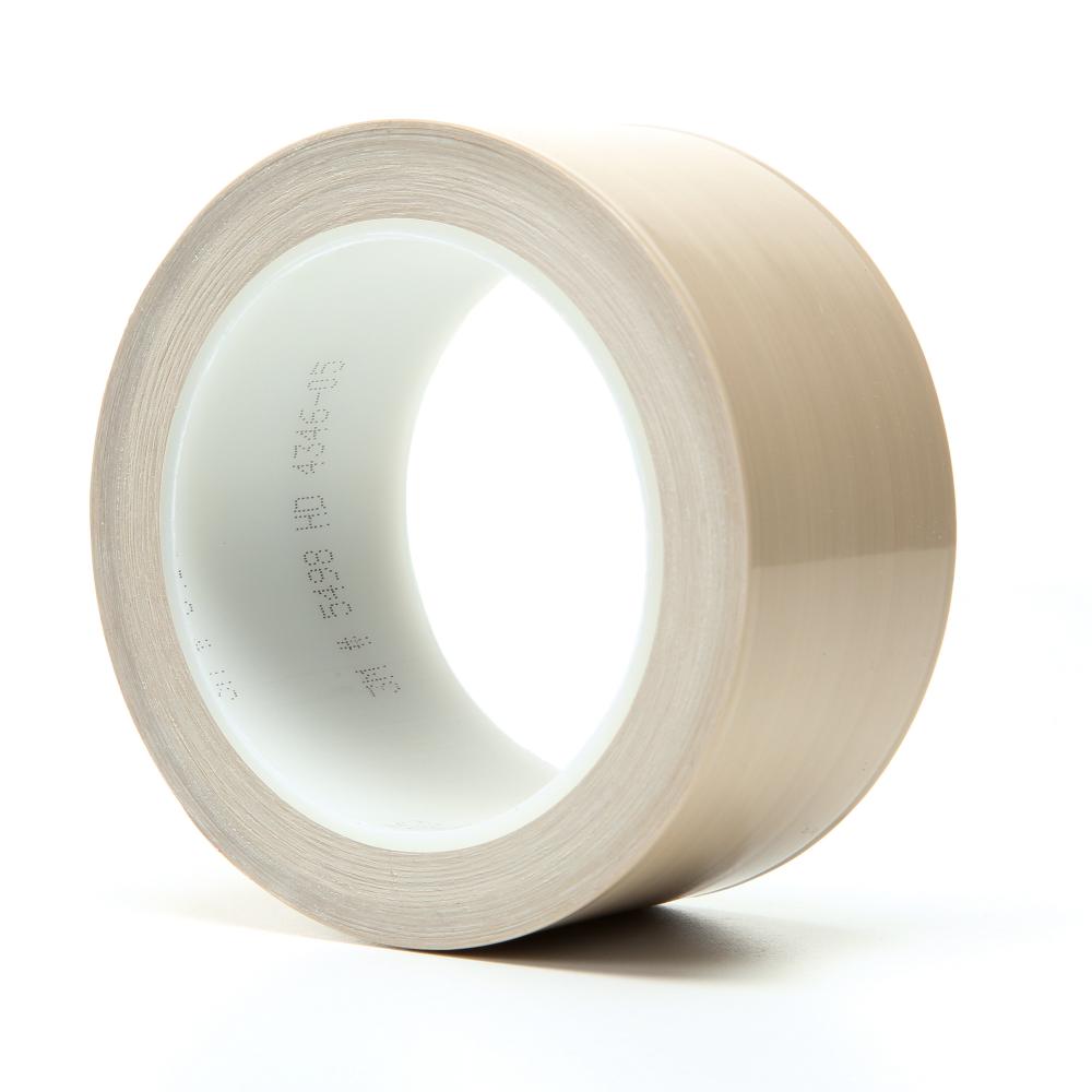3M™ PTFE Film Tape, 5498, beige, 3.0 in x 36.0 yd x 4.0 mil (7.6 cm x 32.9 m x 0.1 mm)<span class=' ItemWarning' style='display:block;'>Item is usually in stock, but we&#39;ll be in touch if there&#39;s a problem<br /></span>