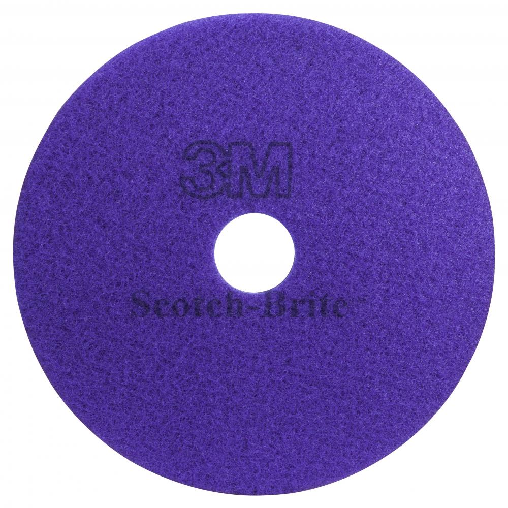 Scotch-Brite™ Purple Diamond Floor Pad Plus, F-PURPLE-21, 533 mm (21 in)<span class=' ItemWarning' style='display:block;'>Item is usually in stock, but we&#39;ll be in touch if there&#39;s a problem<br /></span>