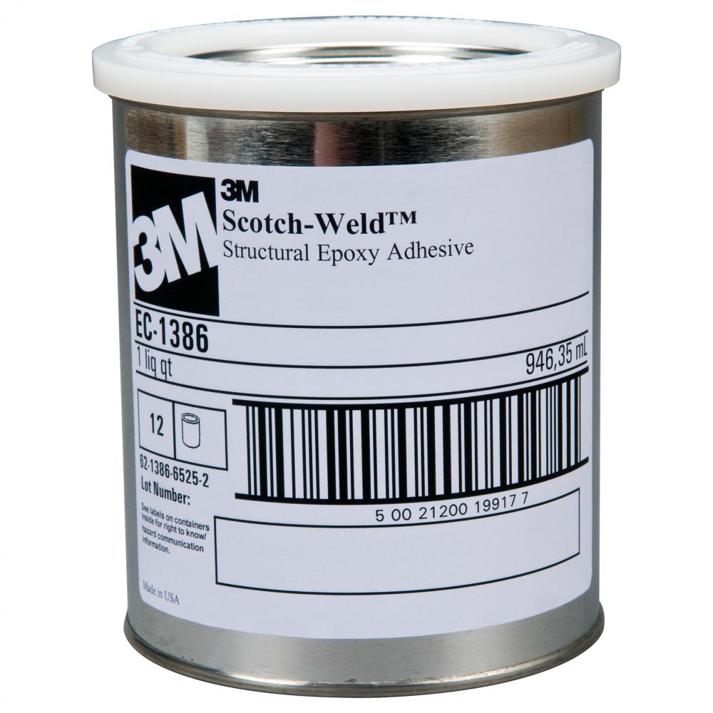 3M™ Scotch-Weld™ Epoxy Adhesive, 1386, cream, 1 qt. (950 ml)<span class=' ItemWarning' style='display:block;'>Item is usually in stock, but we&#39;ll be in touch if there&#39;s a problem<br /></span>