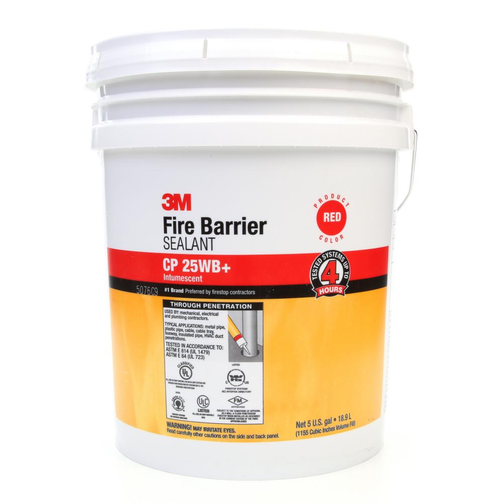 3M™ Fire Barrier Sealant, CP 25WB+, 5 gallon (18.9 L) pail<span class=' ItemWarning' style='display:block;'>Item is usually in stock, but we&#39;ll be in touch if there&#39;s a problem<br /></span>