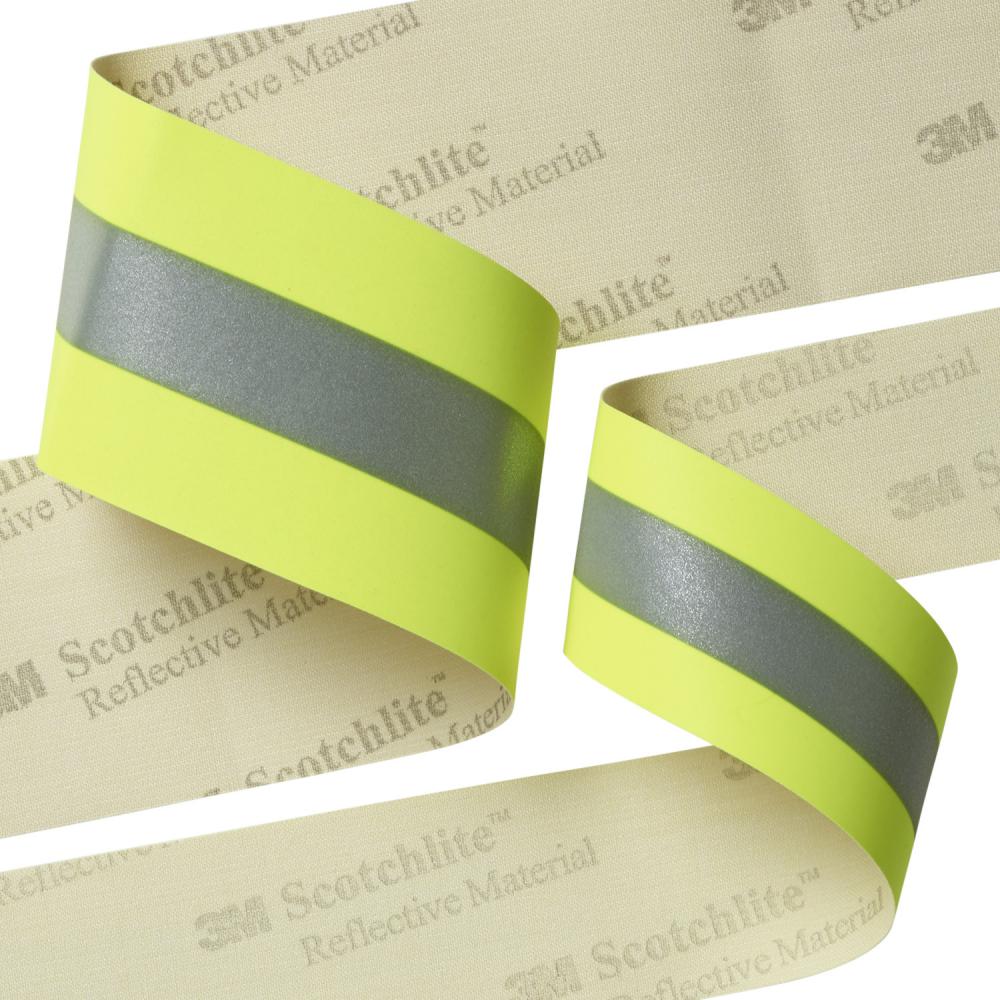 3M™ Scotchlite™ Reflective Material - 9587 Fluorescent Lime-Yellow Fire Coat Trim<span class=' ItemWarning' style='display:block;'>Item is usually in stock, but we&#39;ll be in touch if there&#39;s a problem<br /></span>