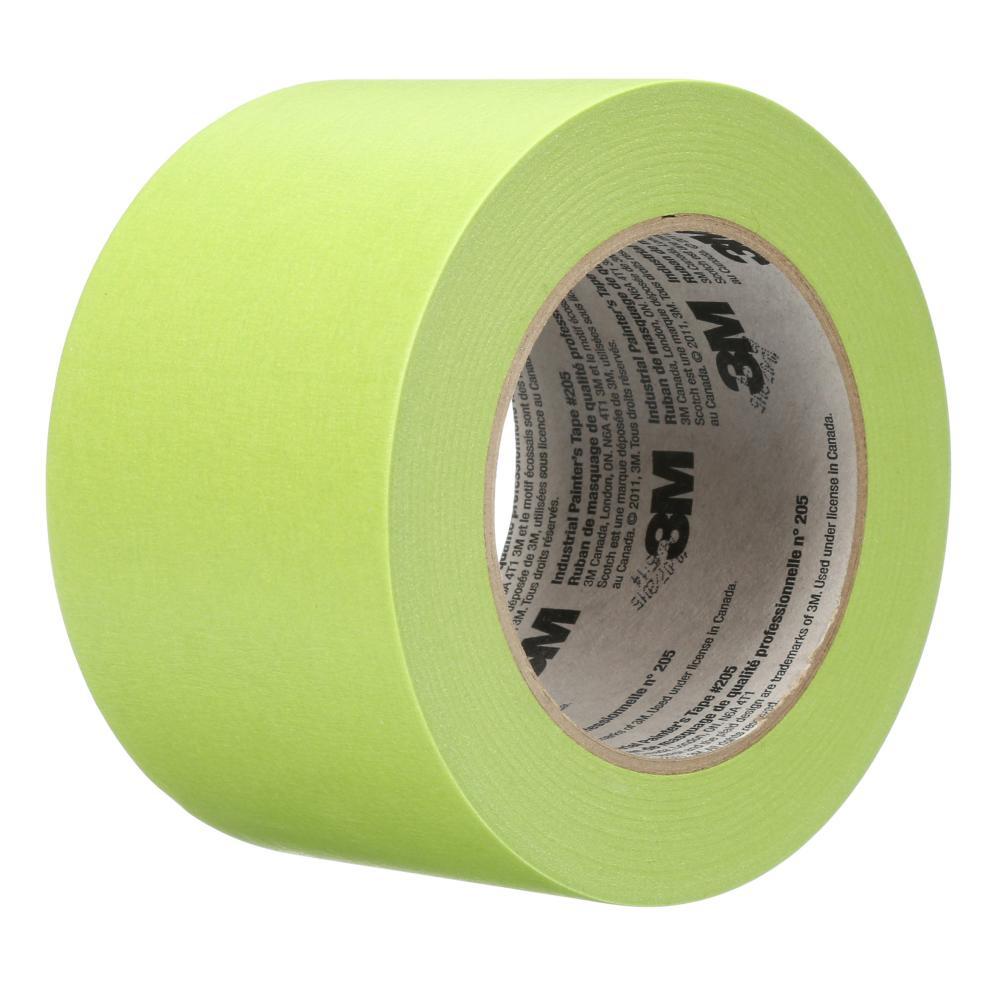 3M™ Industrial Painter&#39;s Tape, 205, green, 5 mil (0.18 mm), 2.8 in x 60 yd (72 mm x 55 m)<span class=' ItemWarning' style='display:block;'>Item is usually in stock, but we&#39;ll be in touch if there&#39;s a problem<br /></span>