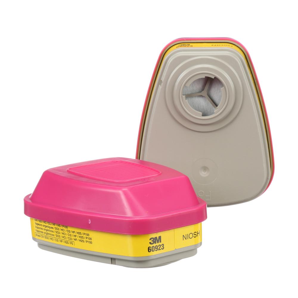 3M™ Organic Vapour/Acid Gas Cartridge/Filter, 60923, 30 pairs/case<span class=' ItemWarning' style='display:block;'>Item is usually in stock, but we&#39;ll be in touch if there&#39;s a problem<br /></span>