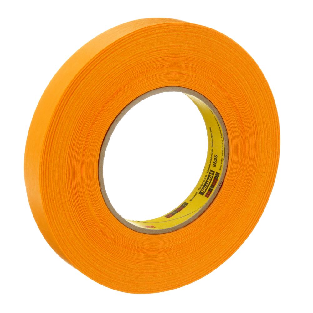 3M™ Performance Flatback Tape, 2525, orange, 0.71 in x 60 yd (18 mm x 55 m), 48 rolls per case<span class=' ItemWarning' style='display:block;'>Item is usually in stock, but we&#39;ll be in touch if there&#39;s a problem<br /></span>
