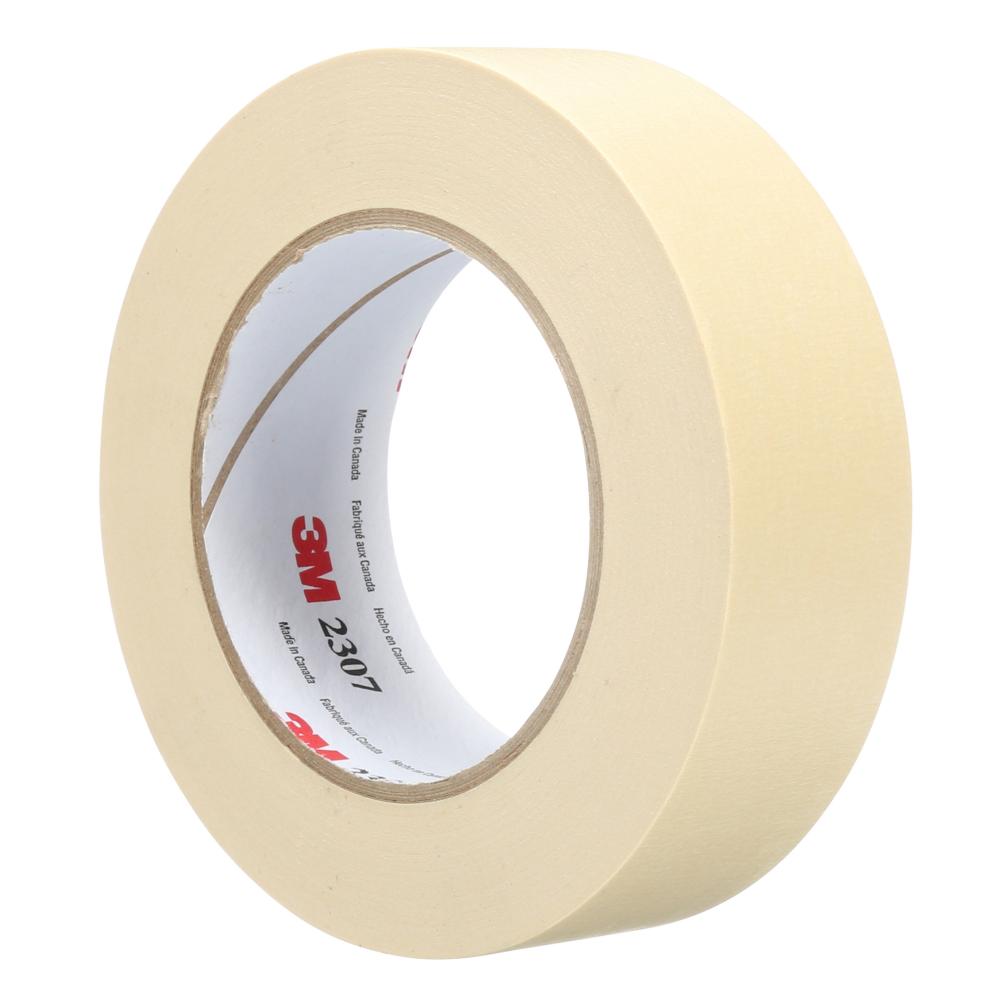 3M™ Masking Tape, 2307, tan, 5.2 mil (0.13 mm), 1.4 in x 60 yd (36 mm x 55 m)<span class=' ItemWarning' style='display:block;'>Item is usually in stock, but we&#39;ll be in touch if there&#39;s a problem<br /></span>