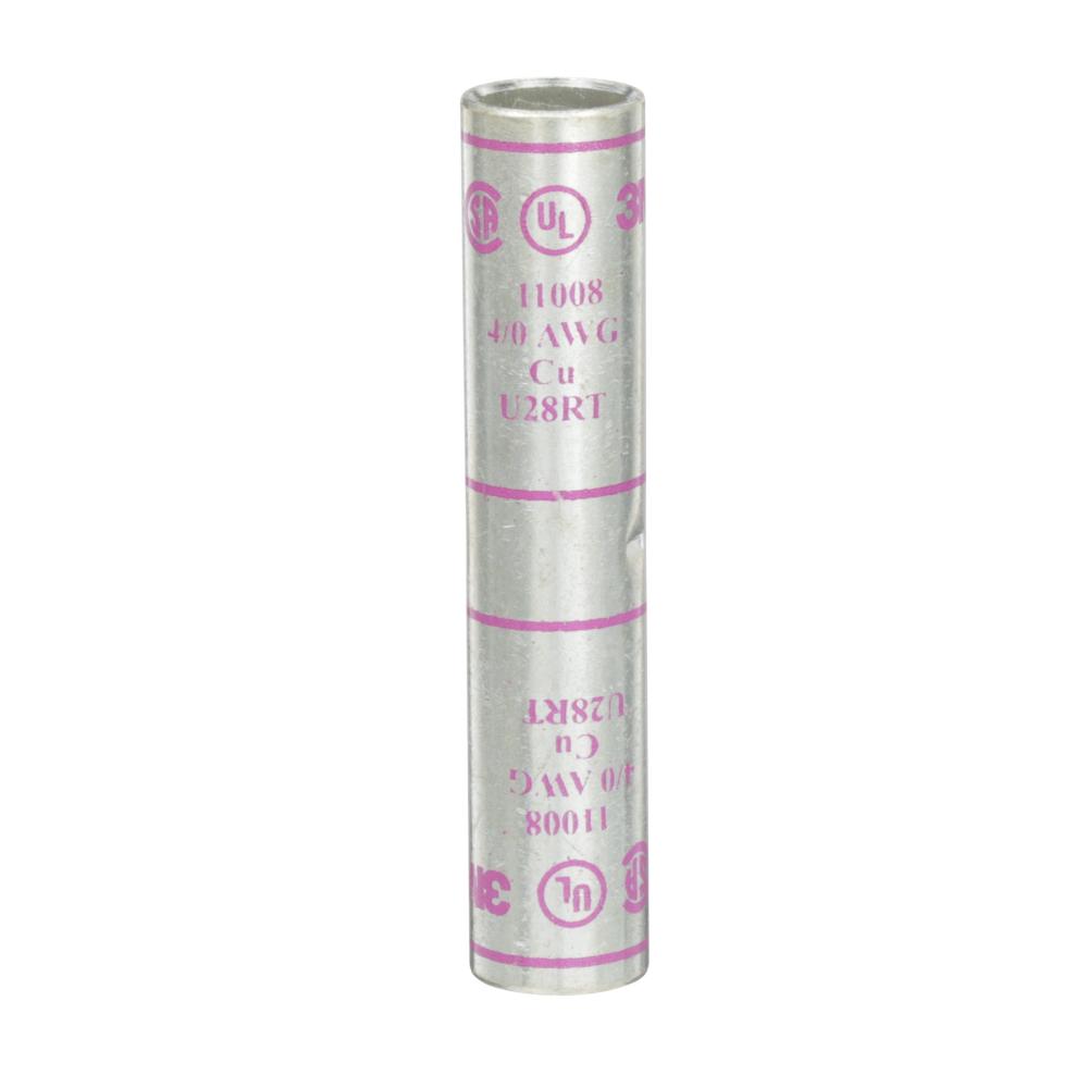 3M™ Scotchlok™ Copper Long-Barrel Connector, 11008, up to 35 kV, 4/0 AWG, purple<span class=' ItemWarning' style='display:block;'>Item is usually in stock, but we&#39;ll be in touch if there&#39;s a problem<br /></span>