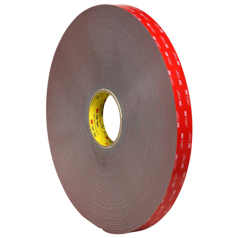 3M™ VHB™ Tape, 4947, black, 0.8 in x 36.0 yd (1.9 cm x 32.9 m)<span class=' ItemWarning' style='display:block;'>Item is usually in stock, but we&#39;ll be in touch if there&#39;s a problem<br /></span>