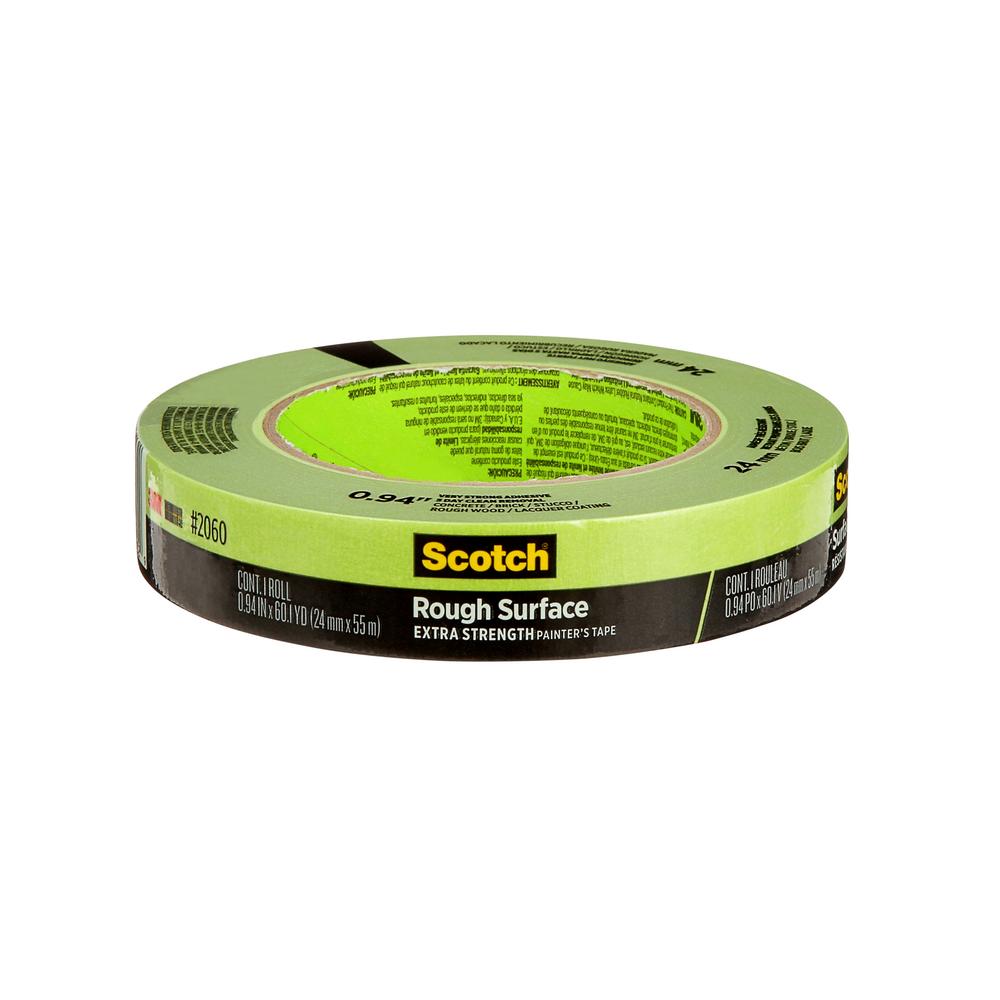 Scotch® Rough Surface Painter&#39;s Tape, 2060-24AP, 0.94 in x 60.1 yd (24 mm x 55 m)<span class=' ItemWarning' style='display:block;'>Item is usually in stock, but we&#39;ll be in touch if there&#39;s a problem<br /></span>