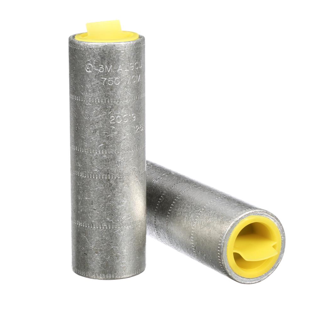 3M™ Scotchlok™ Aluminum Standard Barrel Connector, 20019, up to 35 kV, 750 kcmil, yellow<span class=' ItemWarning' style='display:block;'>Item is usually in stock, but we&#39;ll be in touch if there&#39;s a problem<br /></span>