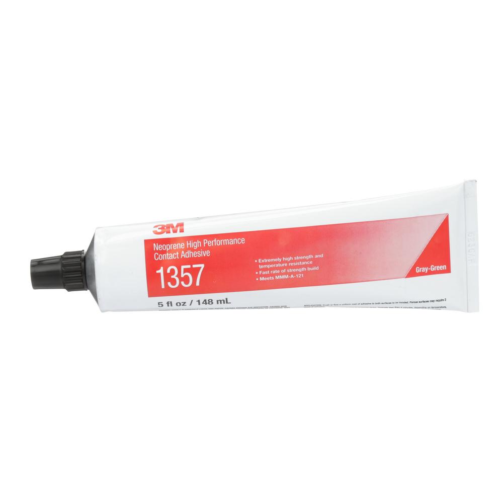 3M™ Neoprene High Performance Contact Adhesive, 1357, gray-green, 5 oz. (147.87 ml)<span class=' ItemWarning' style='display:block;'>Item is usually in stock, but we&#39;ll be in touch if there&#39;s a problem<br /></span>