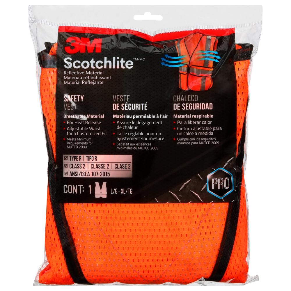 3M™ Scotchlite™ Reflective Material Safety Vest 94625-80030-PS<span class=' ItemWarning' style='display:block;'>Item is usually in stock, but we&#39;ll be in touch if there&#39;s a problem<br /></span>