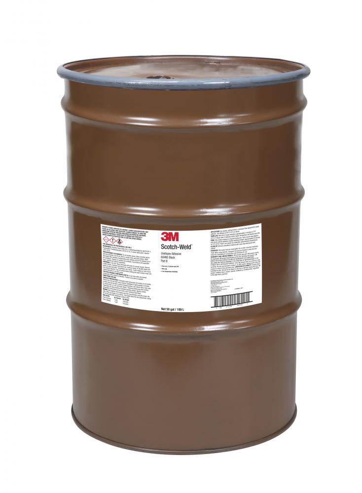 3M™ Scotch-Weld™ Urethane Adhesive, 604NS, black, part B, 55 gal. drum (250.06 L)<span class=' ItemWarning' style='display:block;'>Item is usually in stock, but we&#39;ll be in touch if there&#39;s a problem<br /></span>