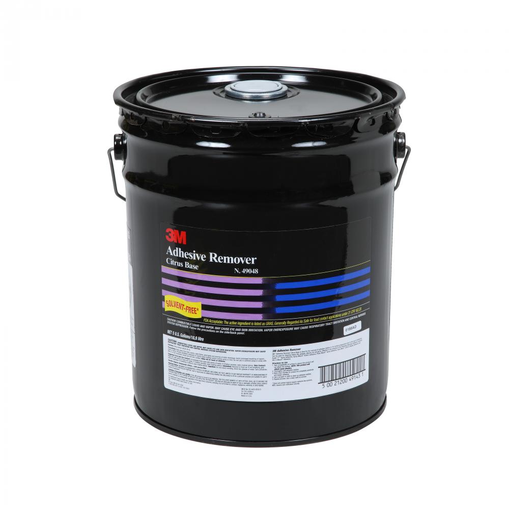 3M™ Adhesive Remover, CITRUS-REMOVE-5GAL, pale yellow, 5 gal (18.9 L)<span class=' ItemWarning' style='display:block;'>Item is usually in stock, but we&#39;ll be in touch if there&#39;s a problem<br /></span>