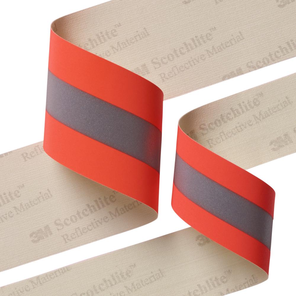 3M™ Scotchlite™ Reflective Material - 9586 Fluorescent Red-Orange Fire Coat Trim<span class=' ItemWarning' style='display:block;'>Item is usually in stock, but we&#39;ll be in touch if there&#39;s a problem<br /></span>