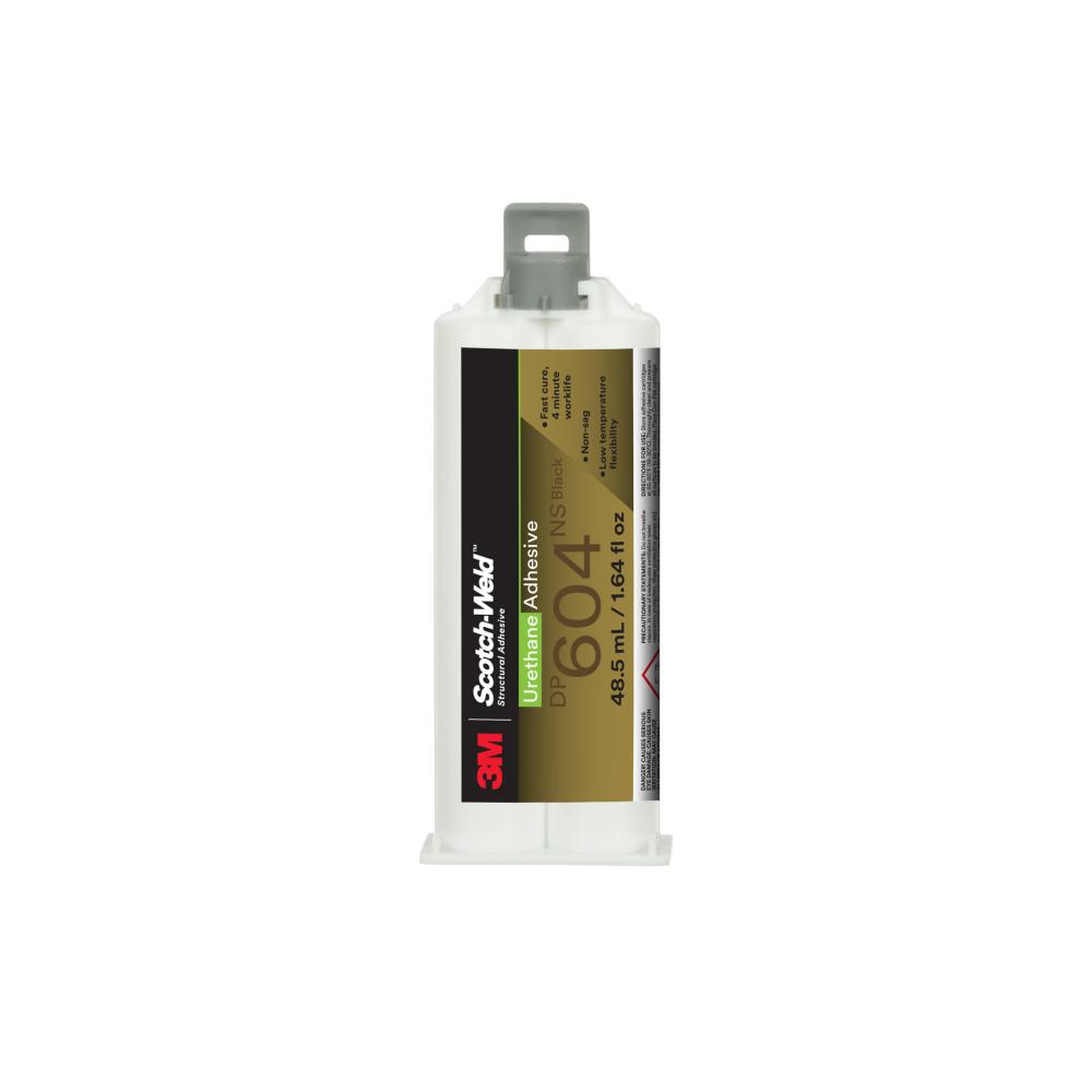 3M™ Scotch-Weld™ Urethane Adhesive DP604NS, Black, 48.5 mL Duo-Pak, 12/Case<span class=' ItemWarning' style='display:block;'>Item is usually in stock, but we&#39;ll be in touch if there&#39;s a problem<br /></span>